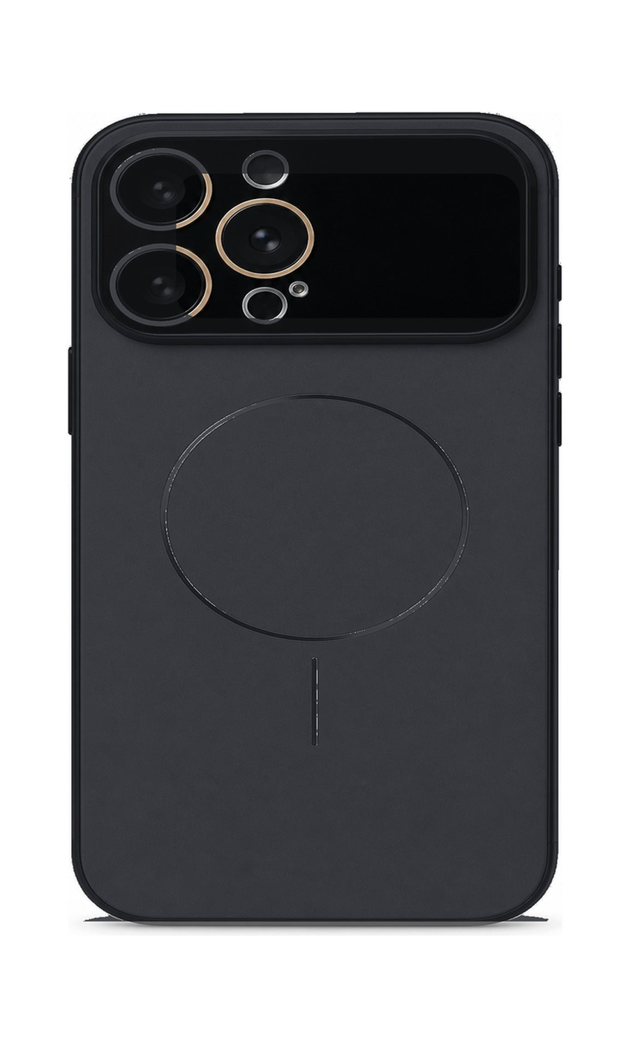 AP Lab Pro color SKU image v1: Classic Black iPhone case front view — large product scale on white background