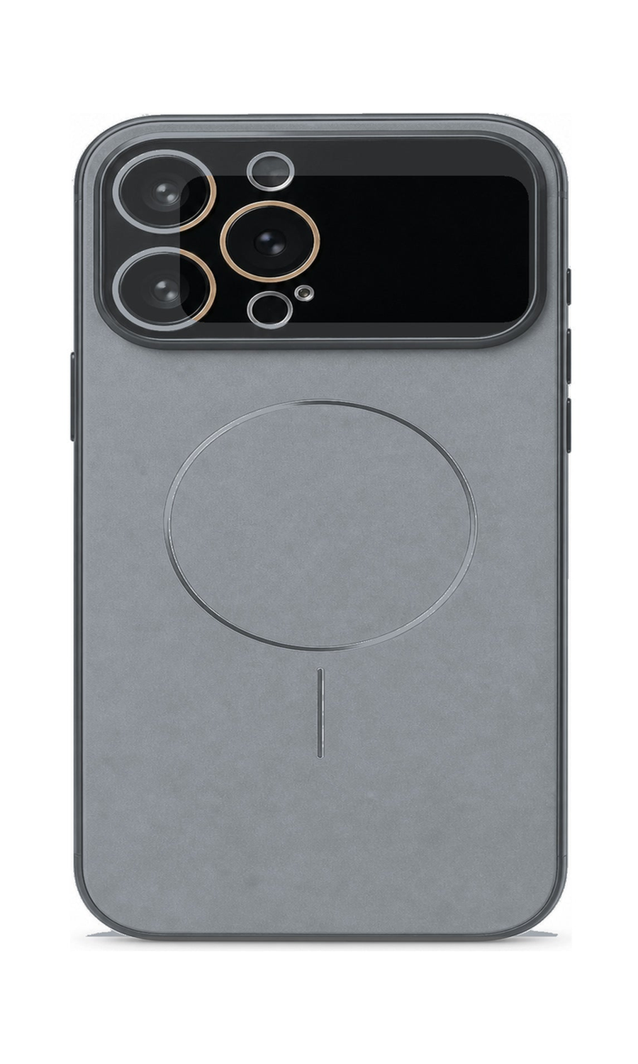 AP Lab Pro color SKU image v1: Titanium Gray iPhone case front view — large product scale on white background