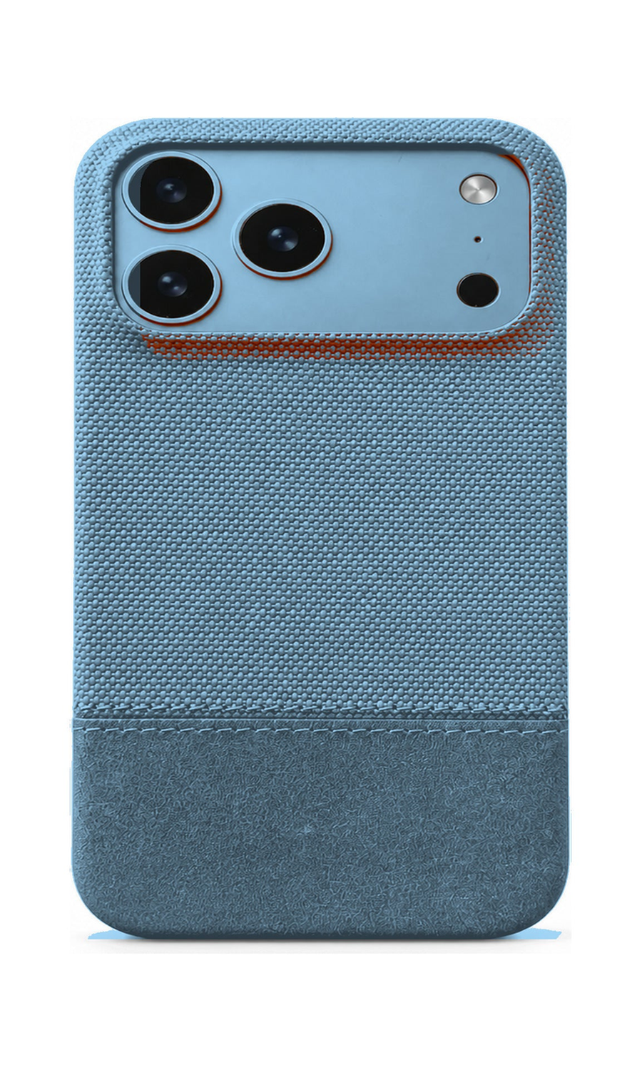 AP Lab Pro color SKU image v1: Light Blue iPhone case front view — large product scale on white background