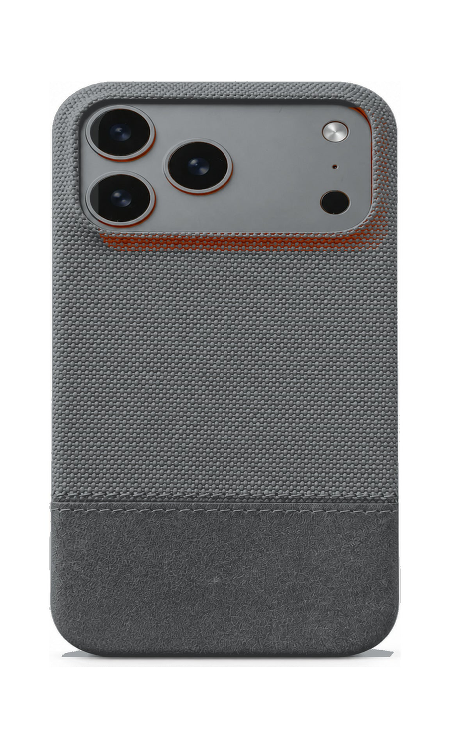 AP Lab Pro color SKU image v1: Gray iPhone case front view — large product scale on white background