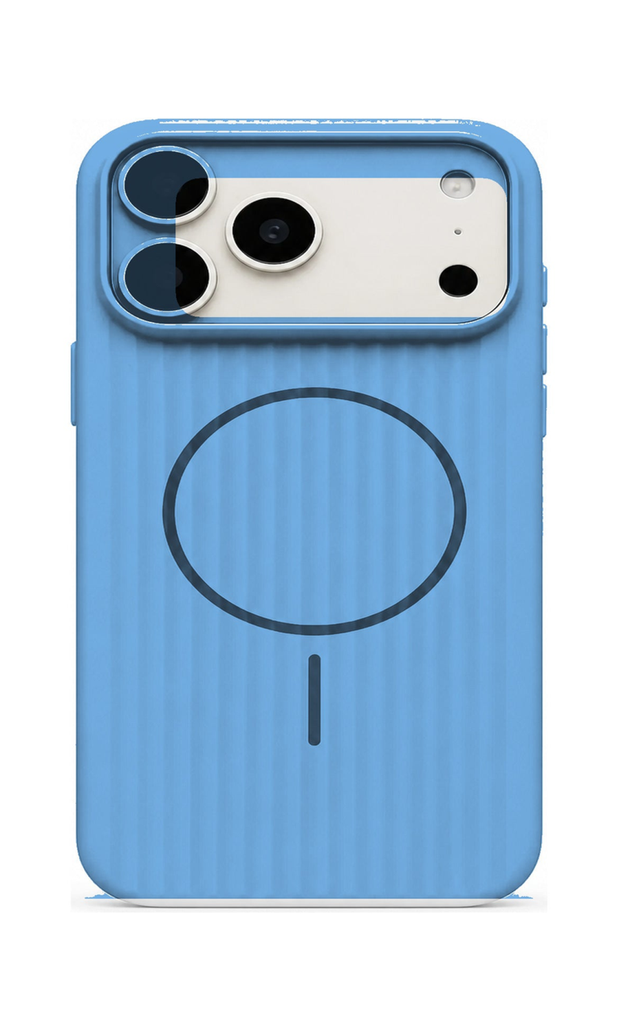 AP Lab Pro color SKU image v1: Blue iPhone case front view — large product scale on white background