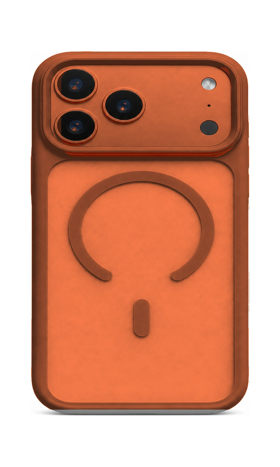 AP Lab Pro color SKU image v1: Orange iPhone case front view — large product scale on white background