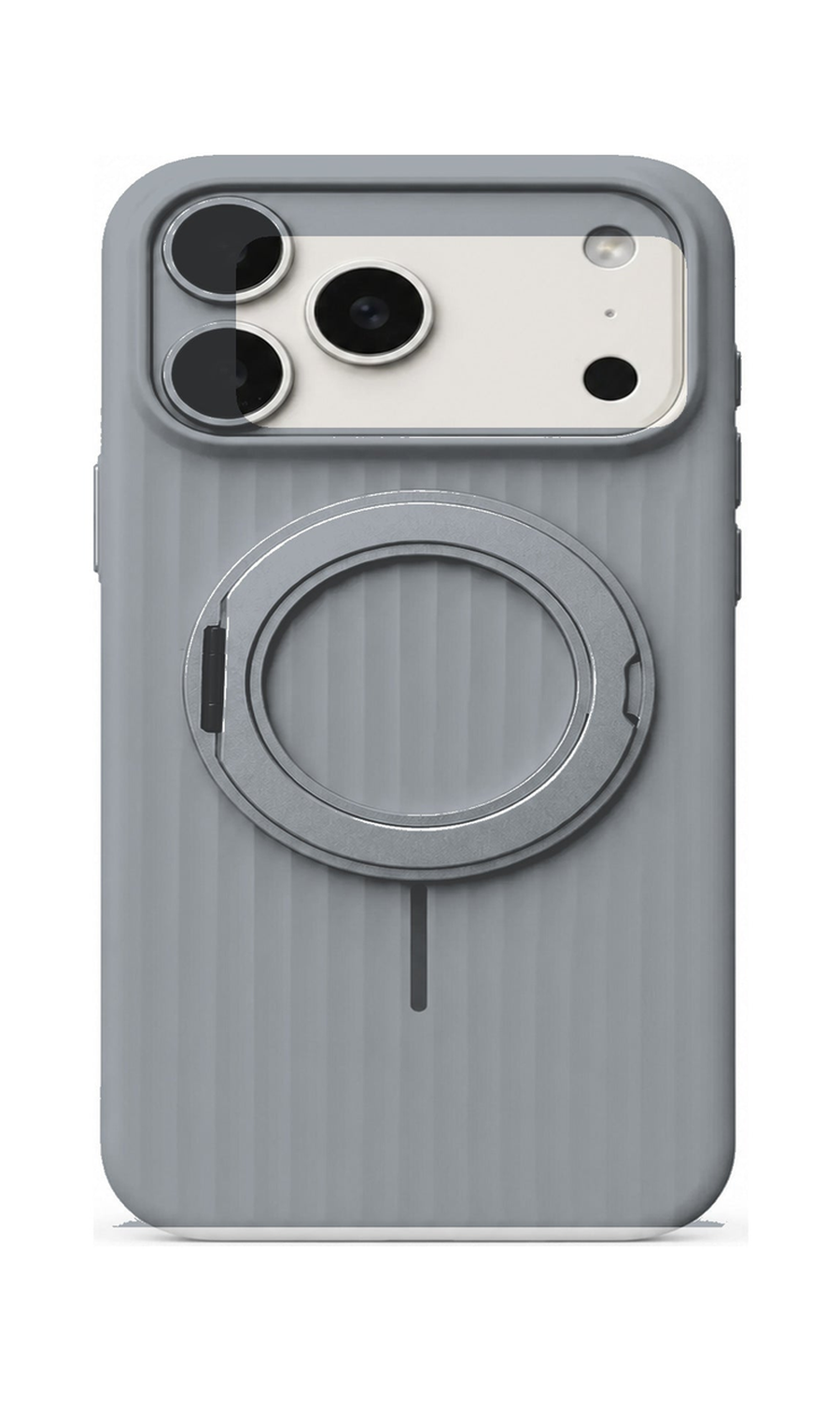 AP Lab Pro color SKU image v1: Titanium Gray iPhone case front view — large product scale on white background
