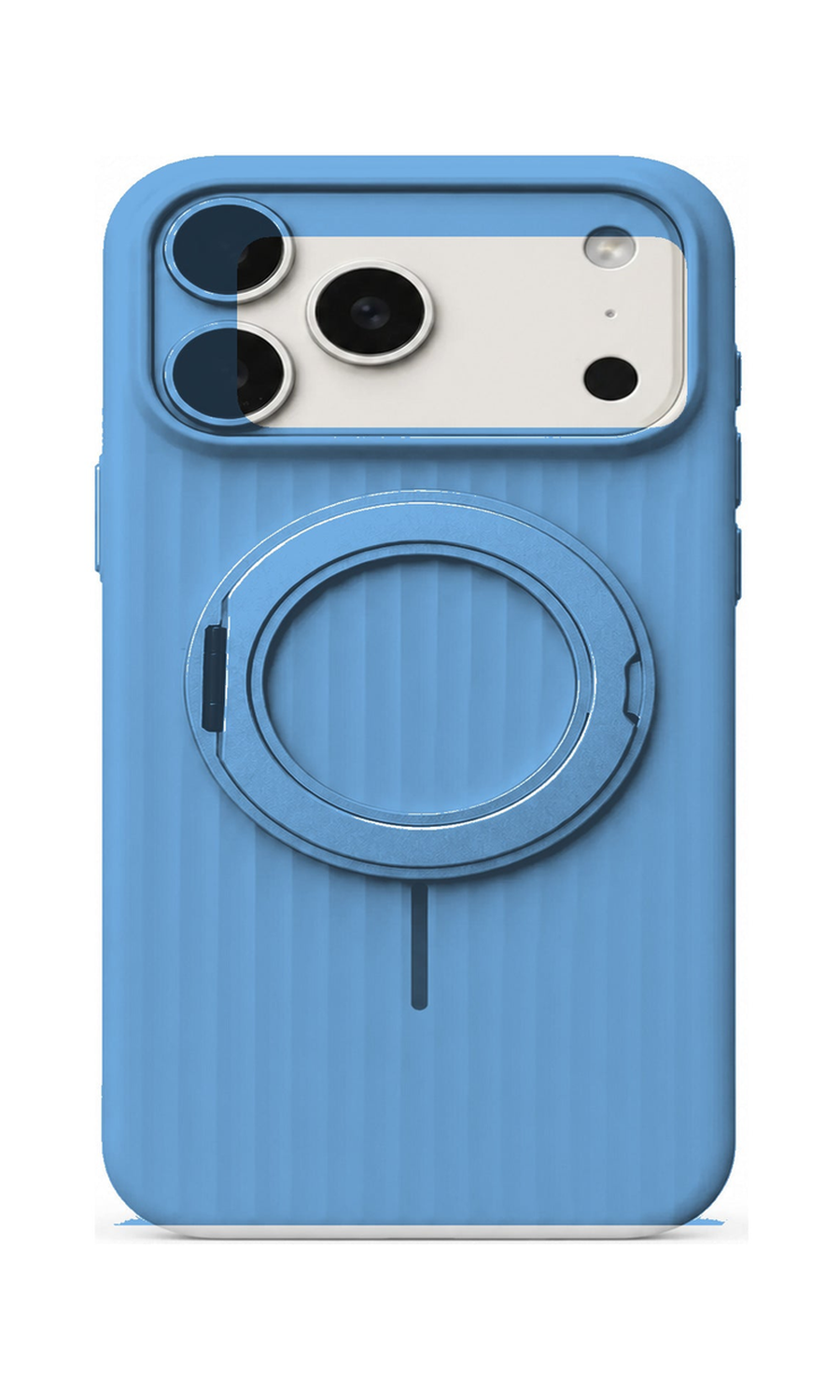 AP Lab Pro color SKU image v1: Blue iPhone case front view — large product scale on white background