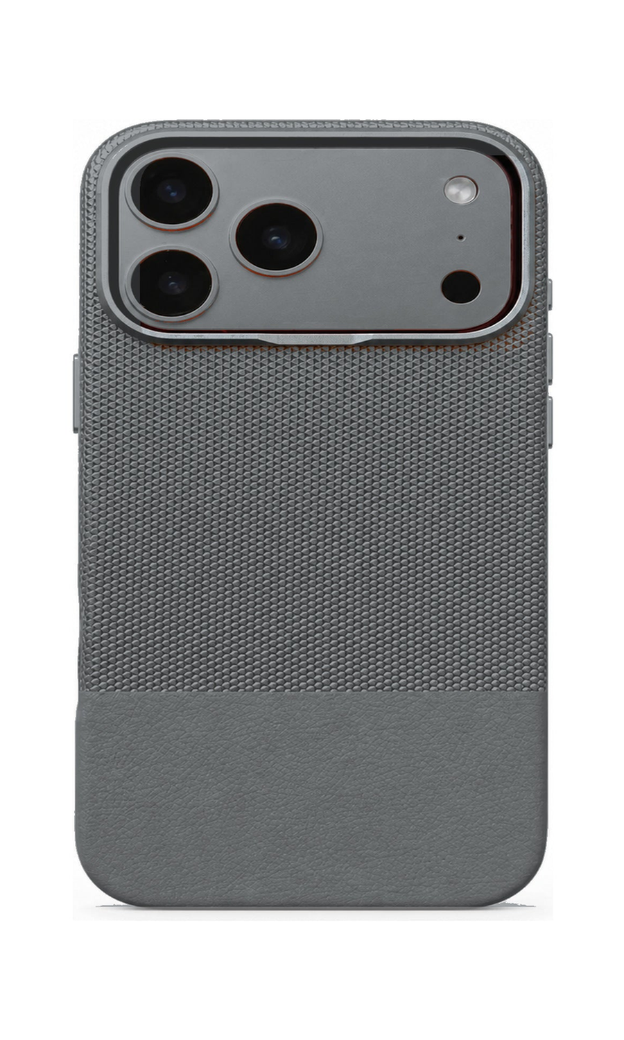 AP Lab Pro color SKU image v1: Gray iPhone case front view — large product scale on white background