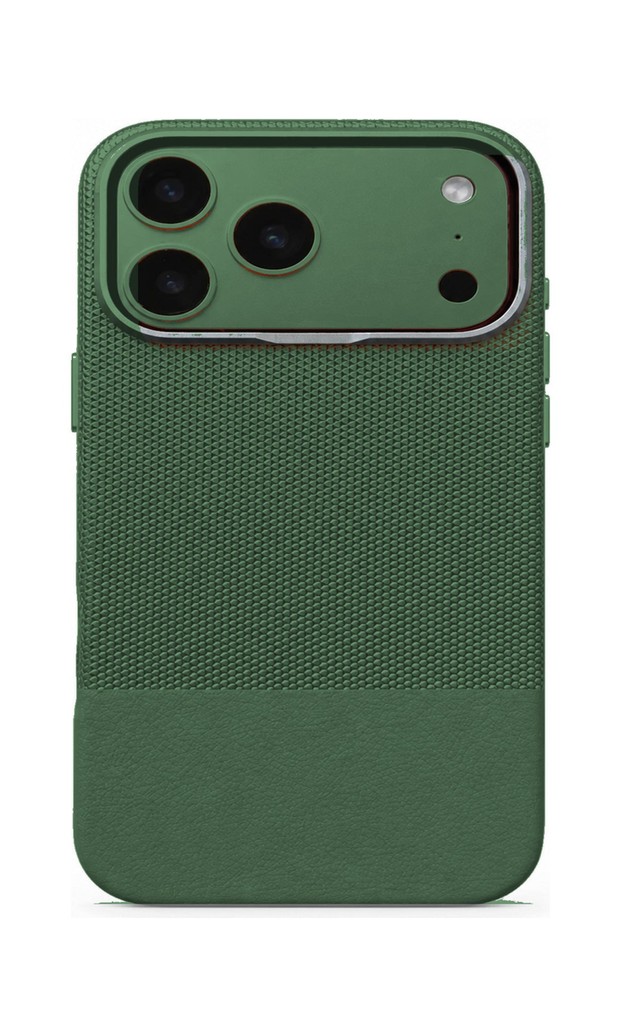 AP Lab Pro color SKU image v1: Green iPhone case front view — large product scale on white background