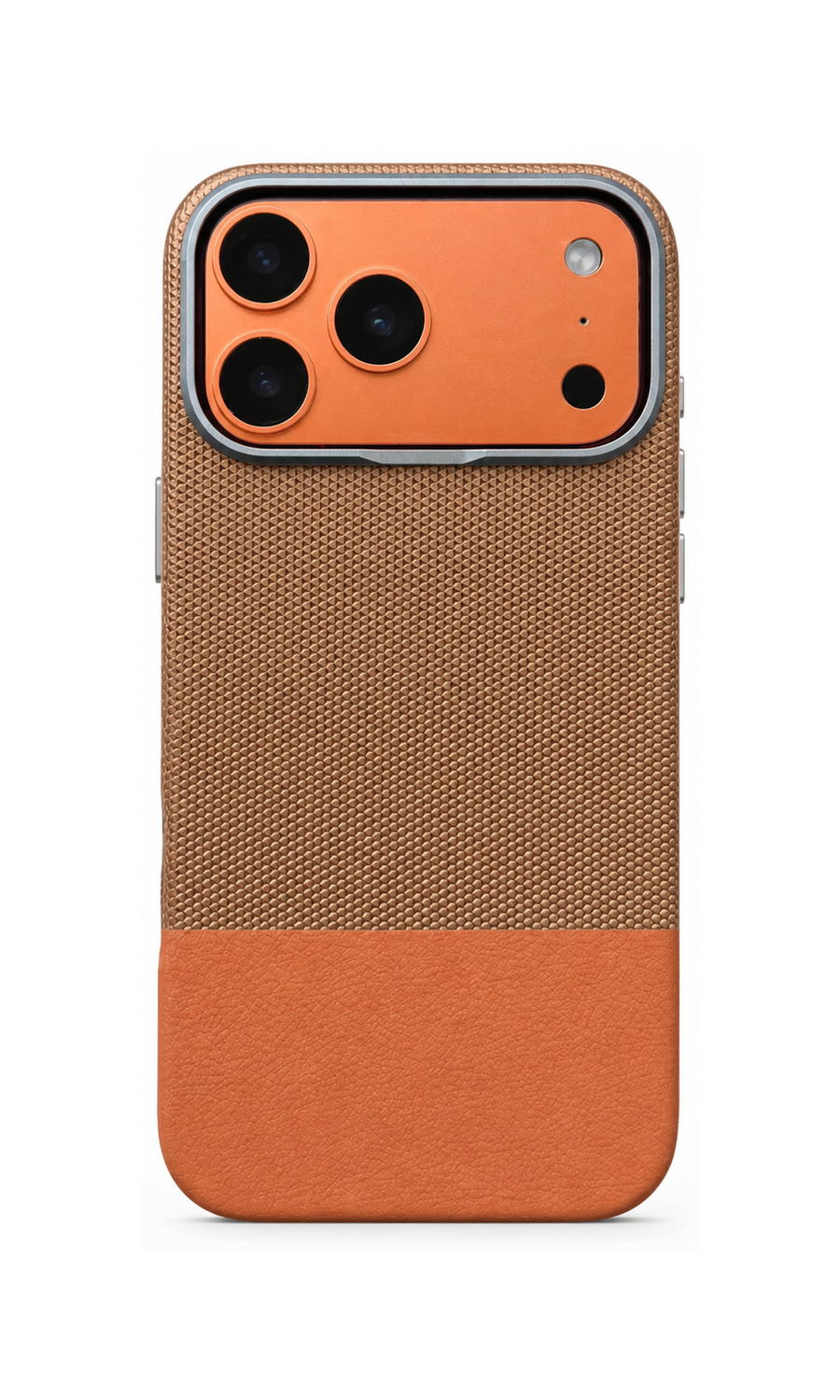 Textured MagSafe Case for iPhone — Black & Gray main image