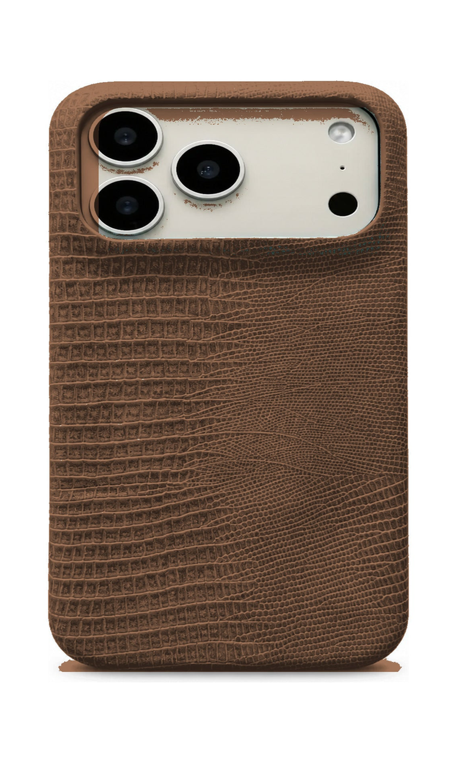 AP Lab Pro color SKU image v1: Brown iPhone case front view — large product scale on white background