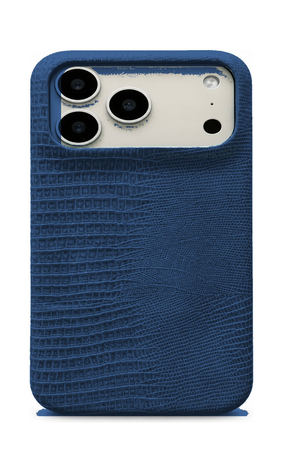 AP Lab Pro color SKU image v1: Deep Blue iPhone case front view — large product scale on white background