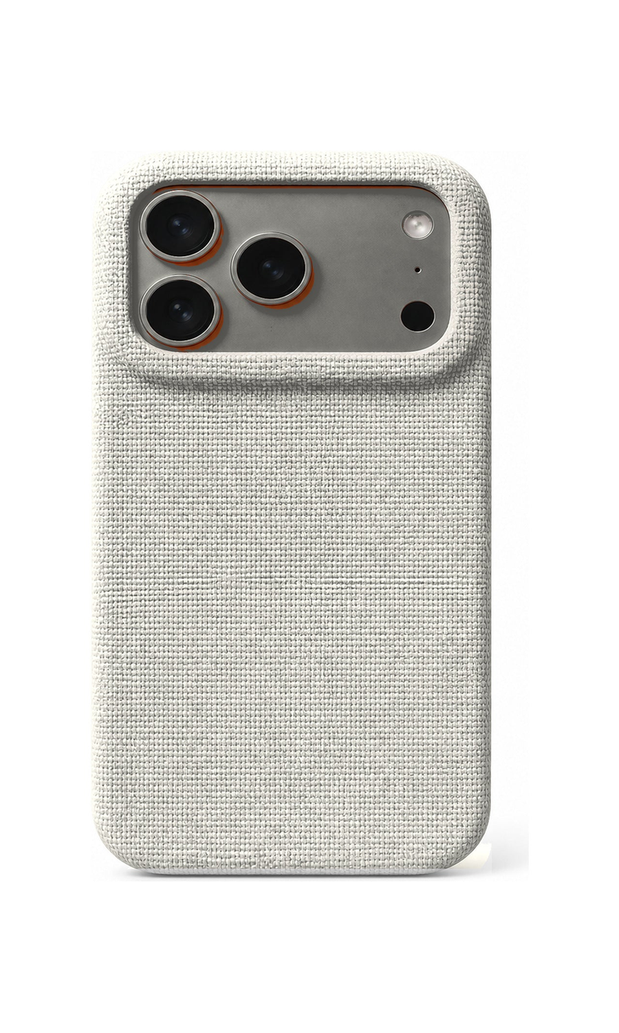 AP Lab Pro color SKU image v1: Milky White Color iPhone case front view — large product scale on white background