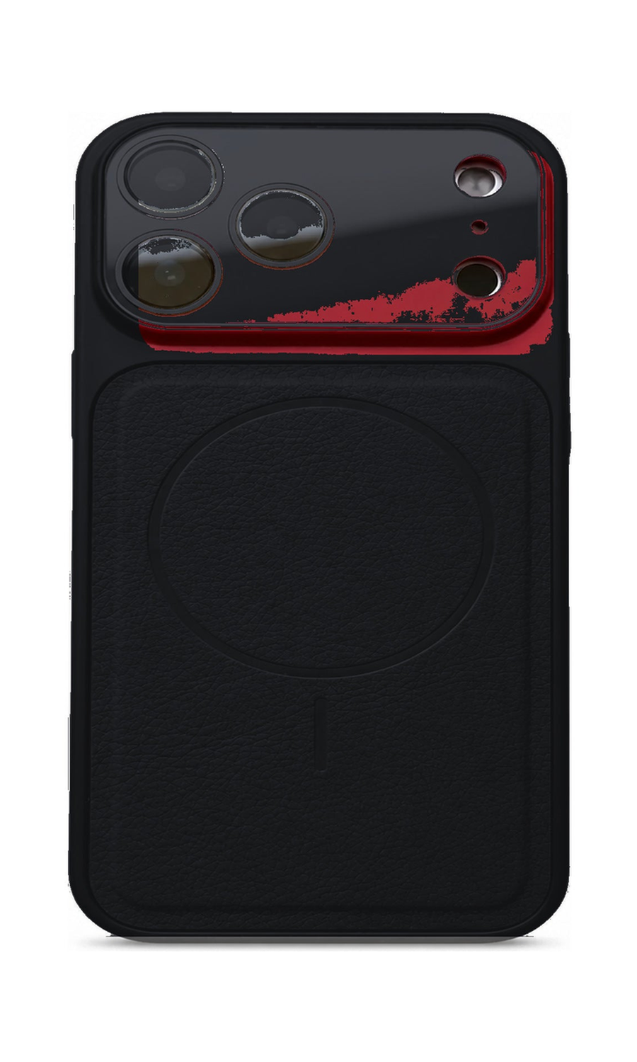 AP Lab Pro color SKU image v1: Black iPhone case front view — large product scale on white background