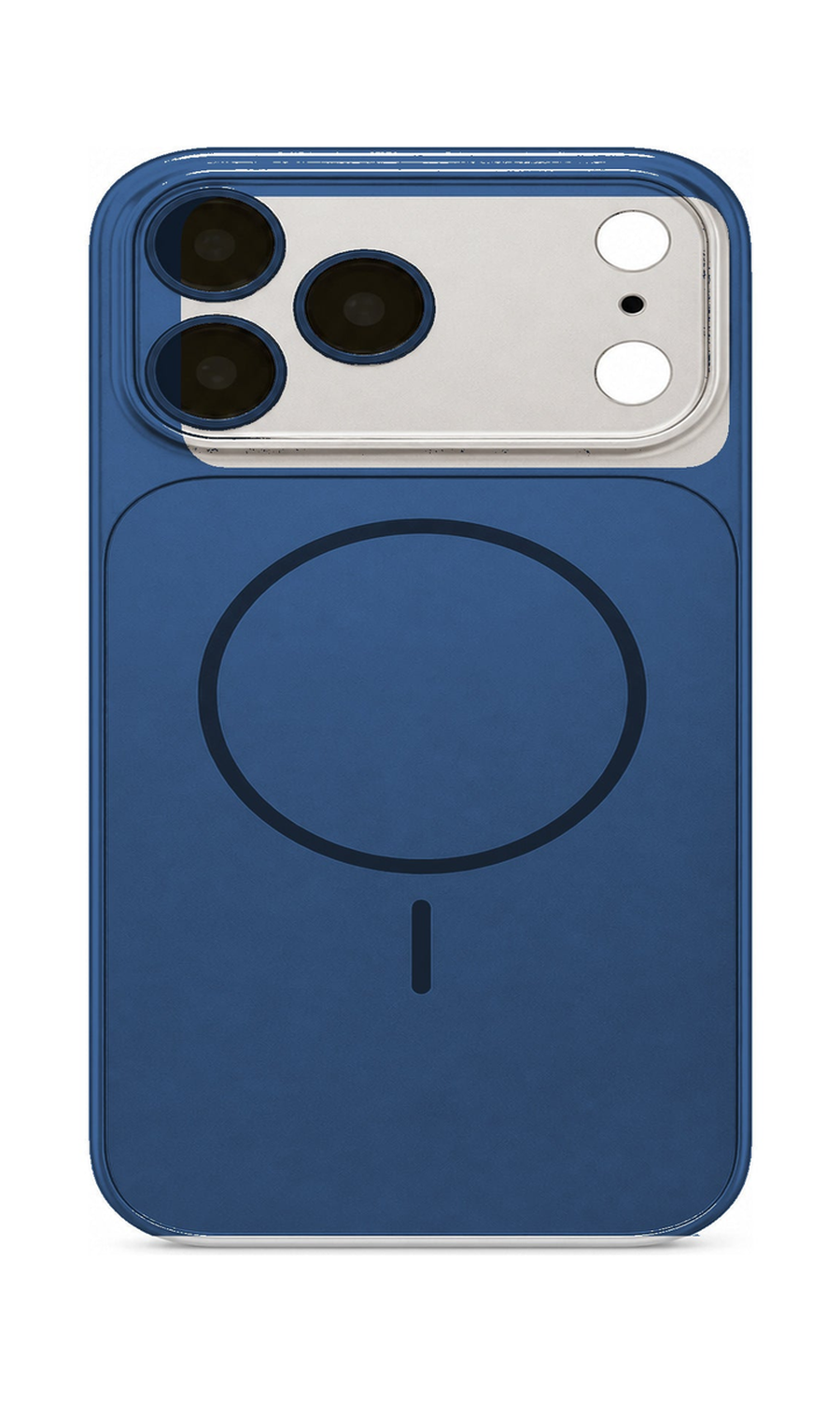 AP Lab Pro color SKU image v1: Deep Blue iPhone case front view — large product scale on white background
