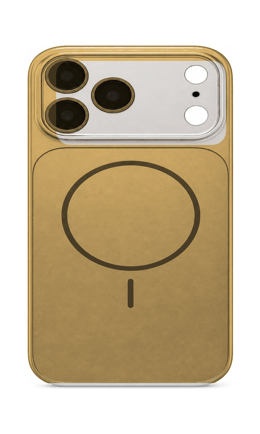 AP Lab Pro color SKU image v1: Desert Gold iPhone case front view — large product scale on white background