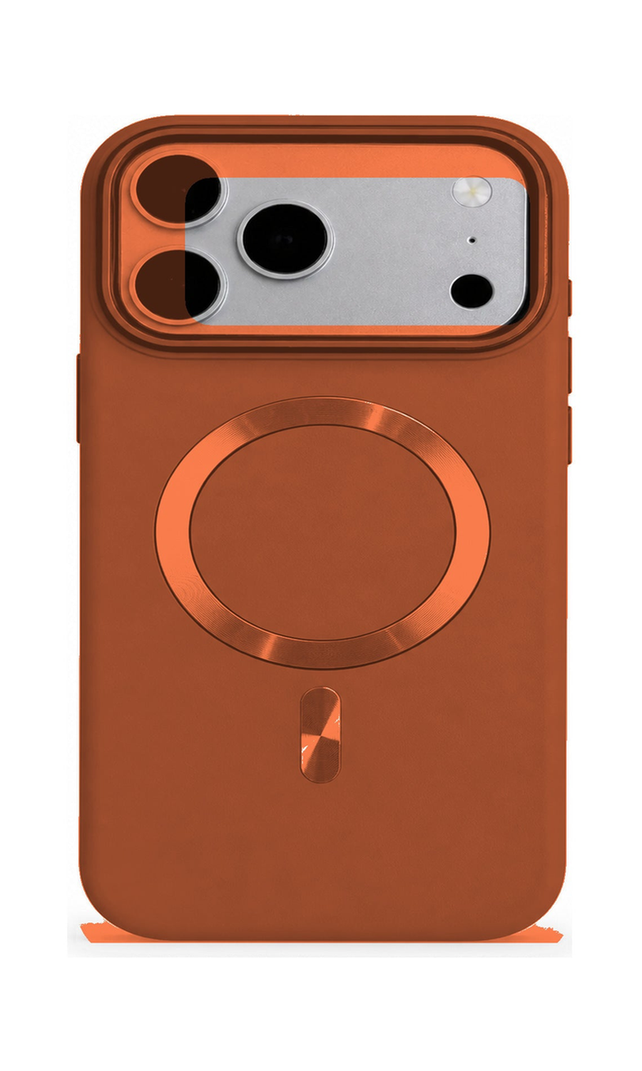 AP Lab Pro color SKU image v1: Orange iPhone case front view — large product scale on white background
