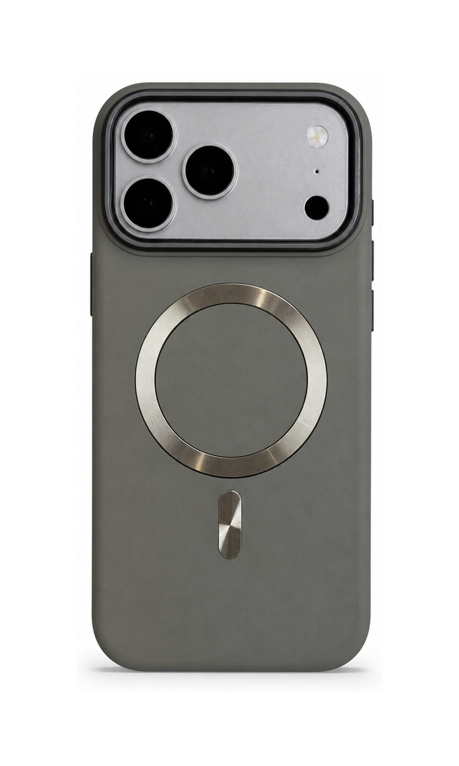 Textured MagSafe Case for iPhone — Titanium Gray main image