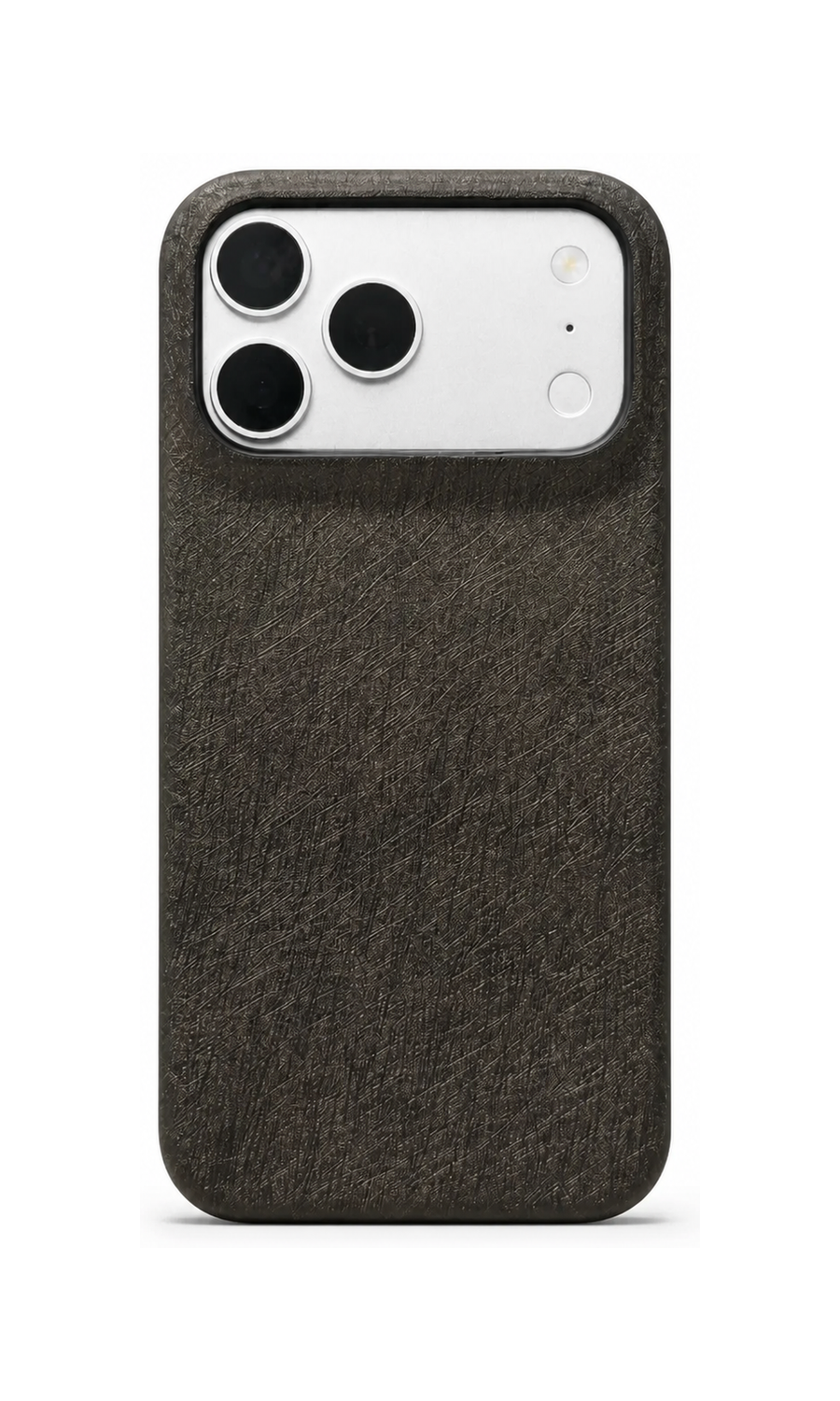 Textured MagSafe Case for iPhone — Deep Blue & BrownGold large-scale product image on white background
