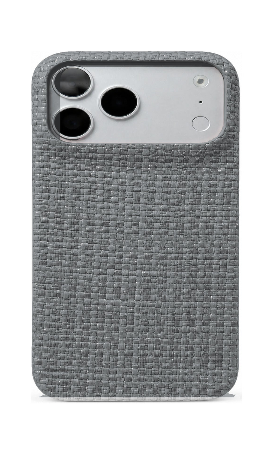 AP Lab Pro color SKU image v1: Gray iPhone case front view — large product scale on white background
