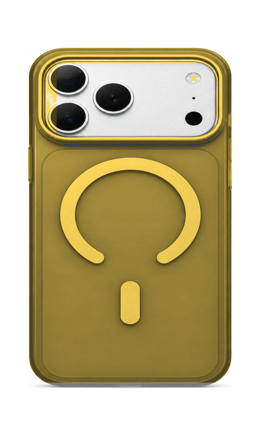 AP Lab Pro color SKU image v1: Yellow iPhone case front view — large product scale on white background