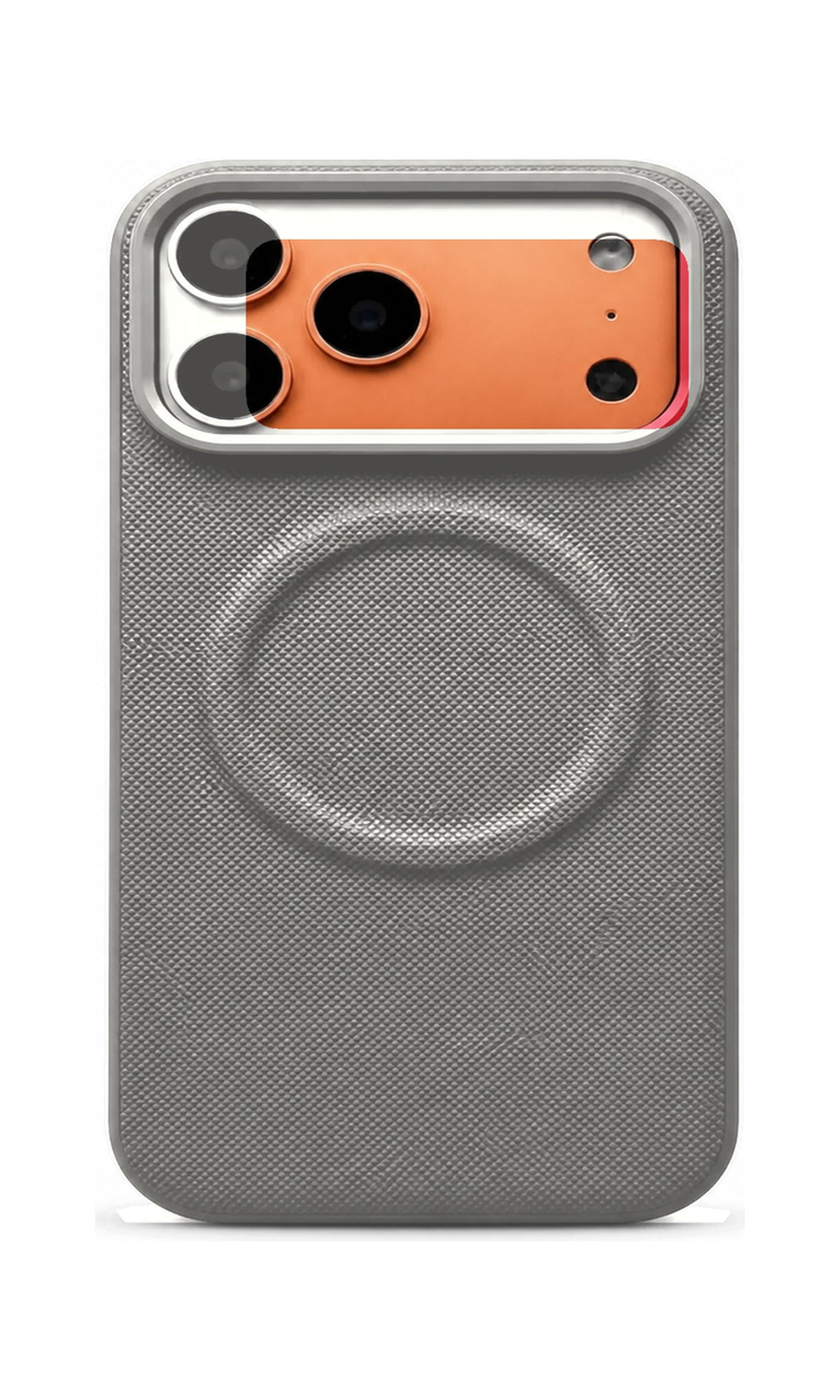 AP Lab Pro color SKU image v1: White iPhone case front view — large product scale on white background