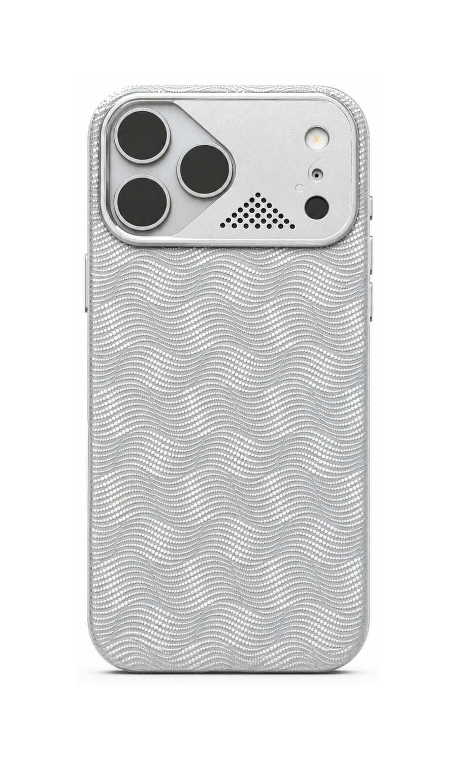 Textured MagSafe Case for iPhone — Silver product image