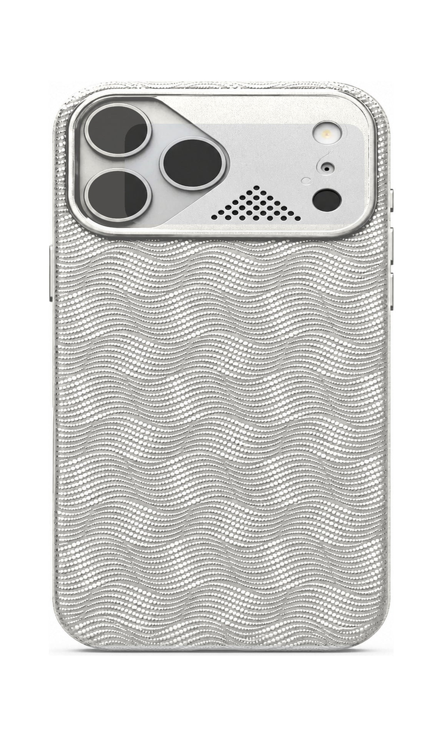 AP Lab Pro color SKU image v1: Cloud Wave White iPhone case front view — large product scale on white background