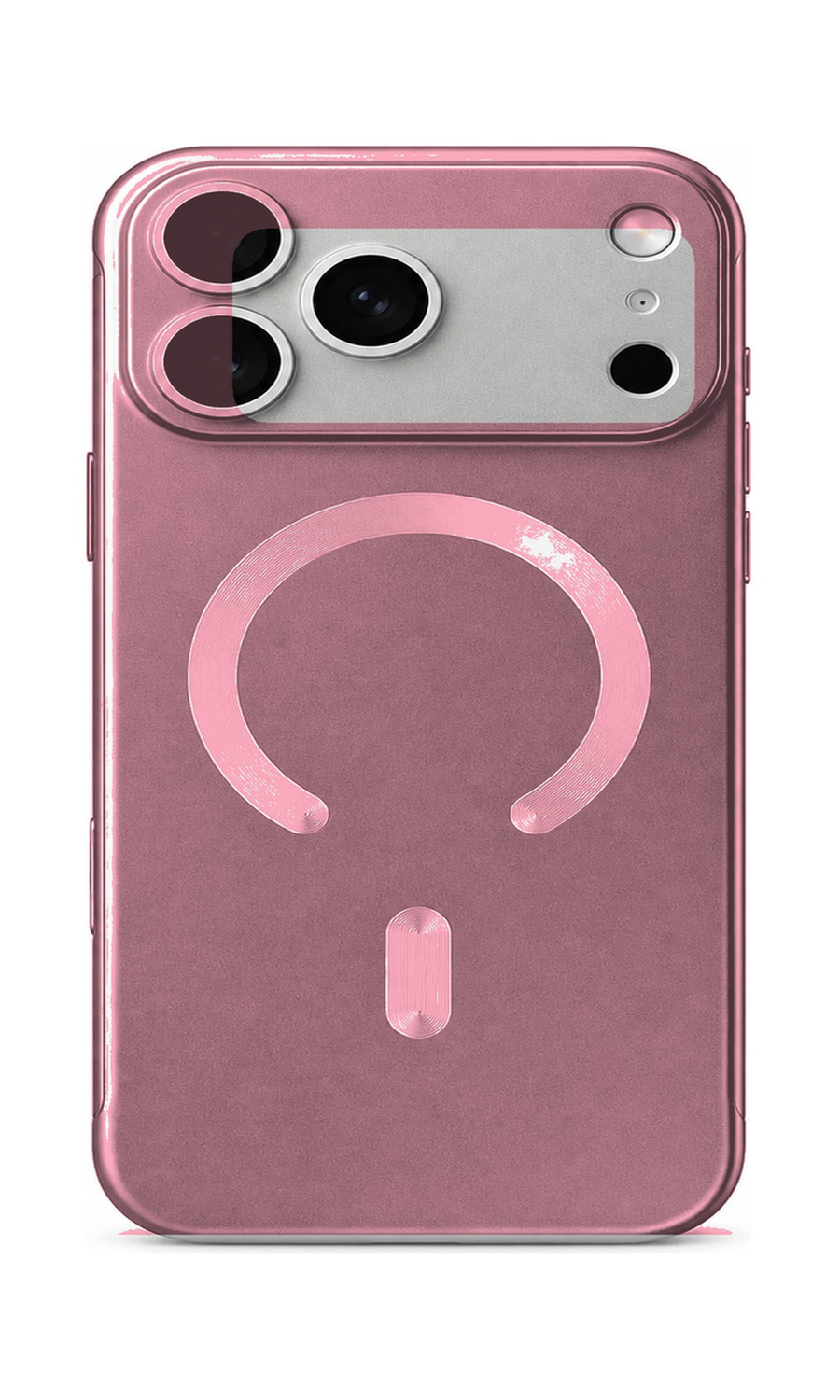 AP Lab Pro color SKU image v1: Bright Pink iPhone case front view — large product scale on white background