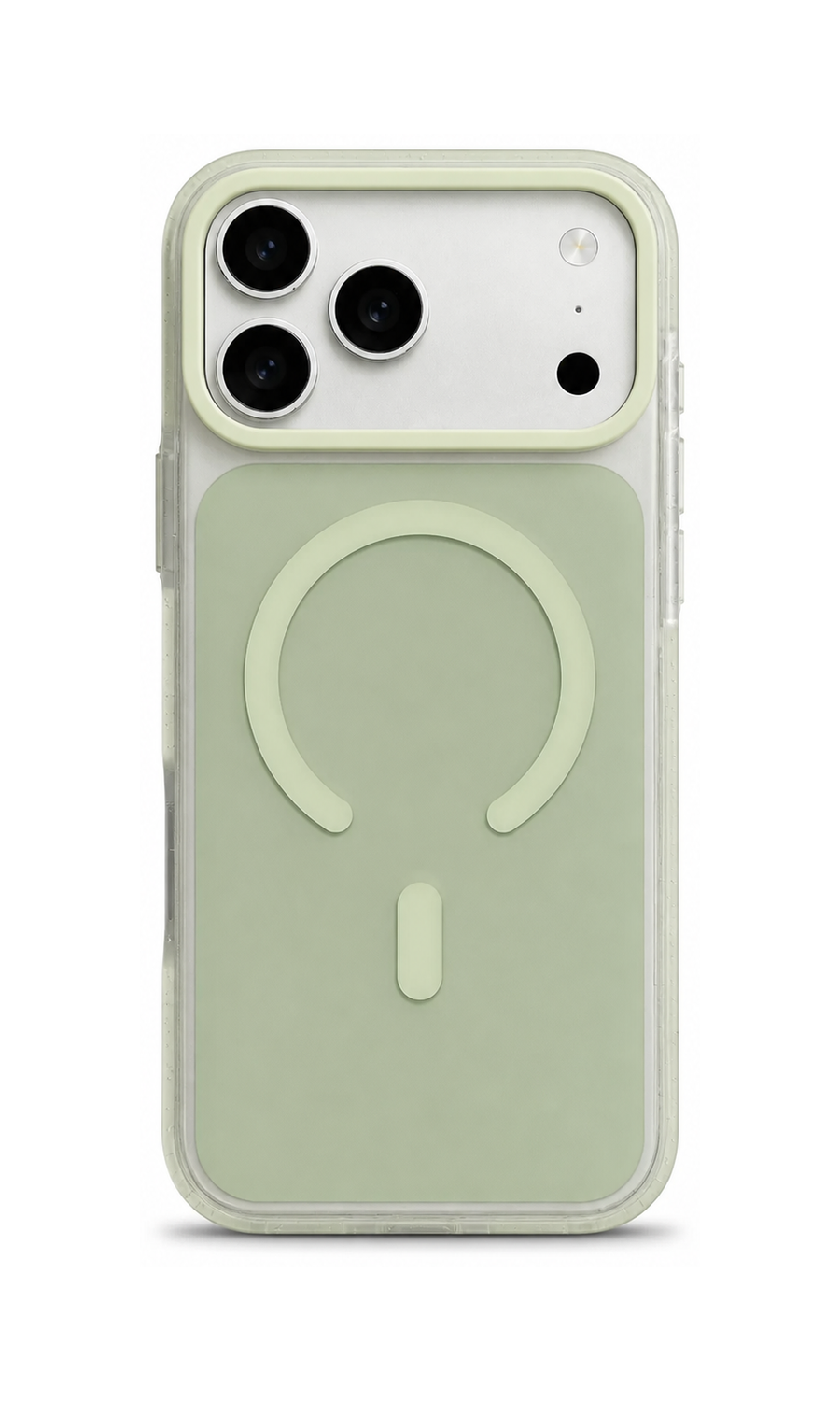 Textured MagSafe Case for iPhone — MustardGreen large-scale product image on white background