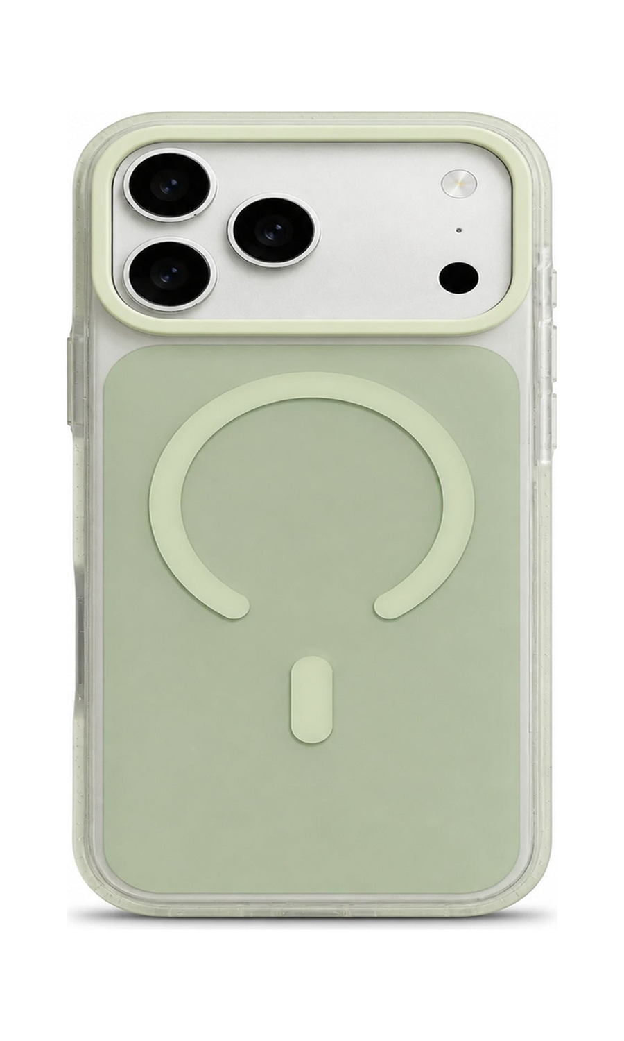 AP Lab Pro color SKU image v1: Clear Ice Blue iPhone case front view — large product scale on white background