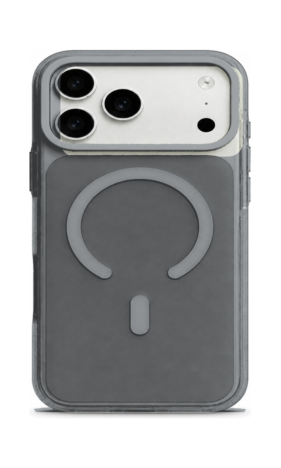 AP Lab Pro color SKU image v1: Premium Gray Black iPhone case front view — large product scale on white background