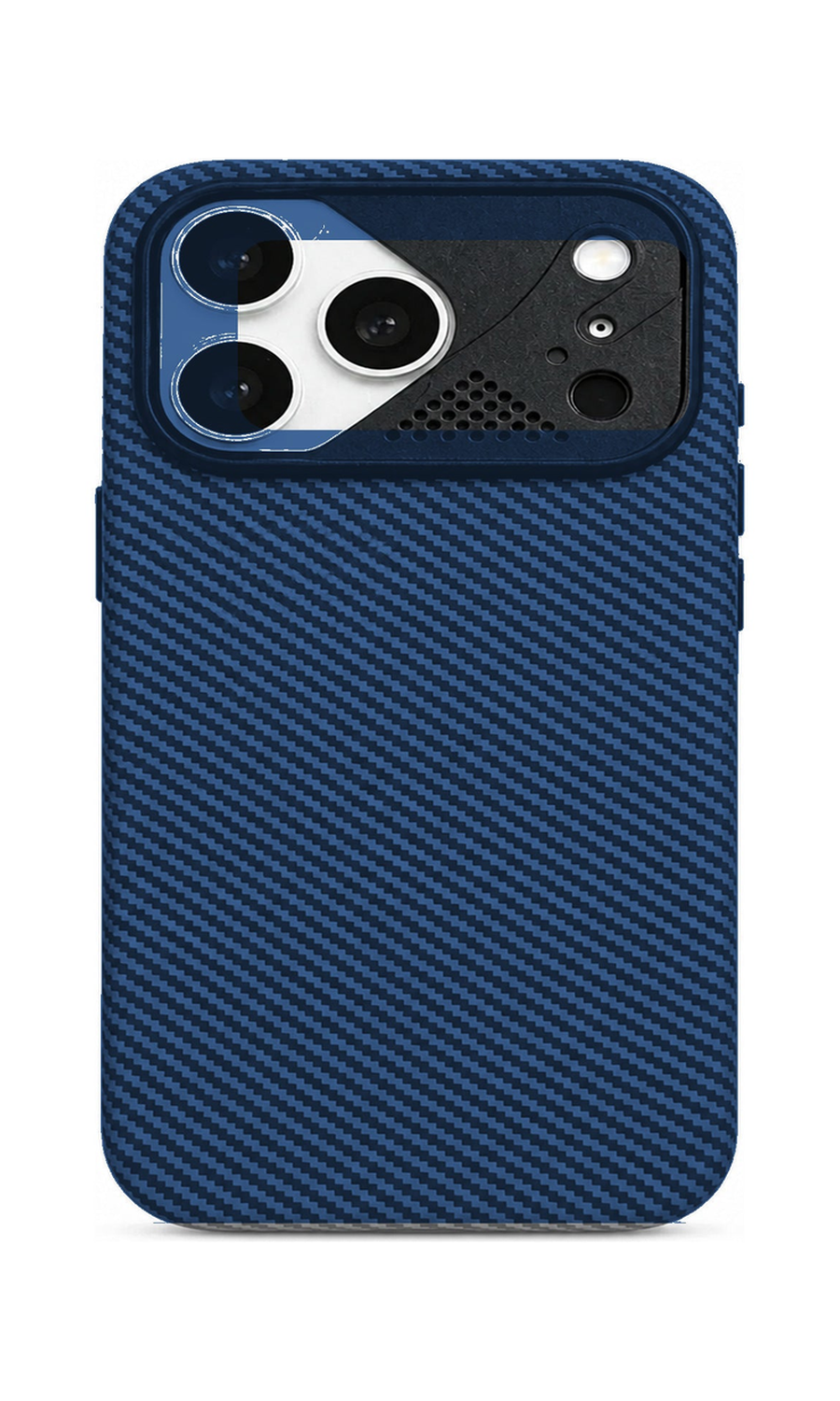 AP Lab Pro color SKU image v1: Deep Blue iPhone case front view — large product scale on white background