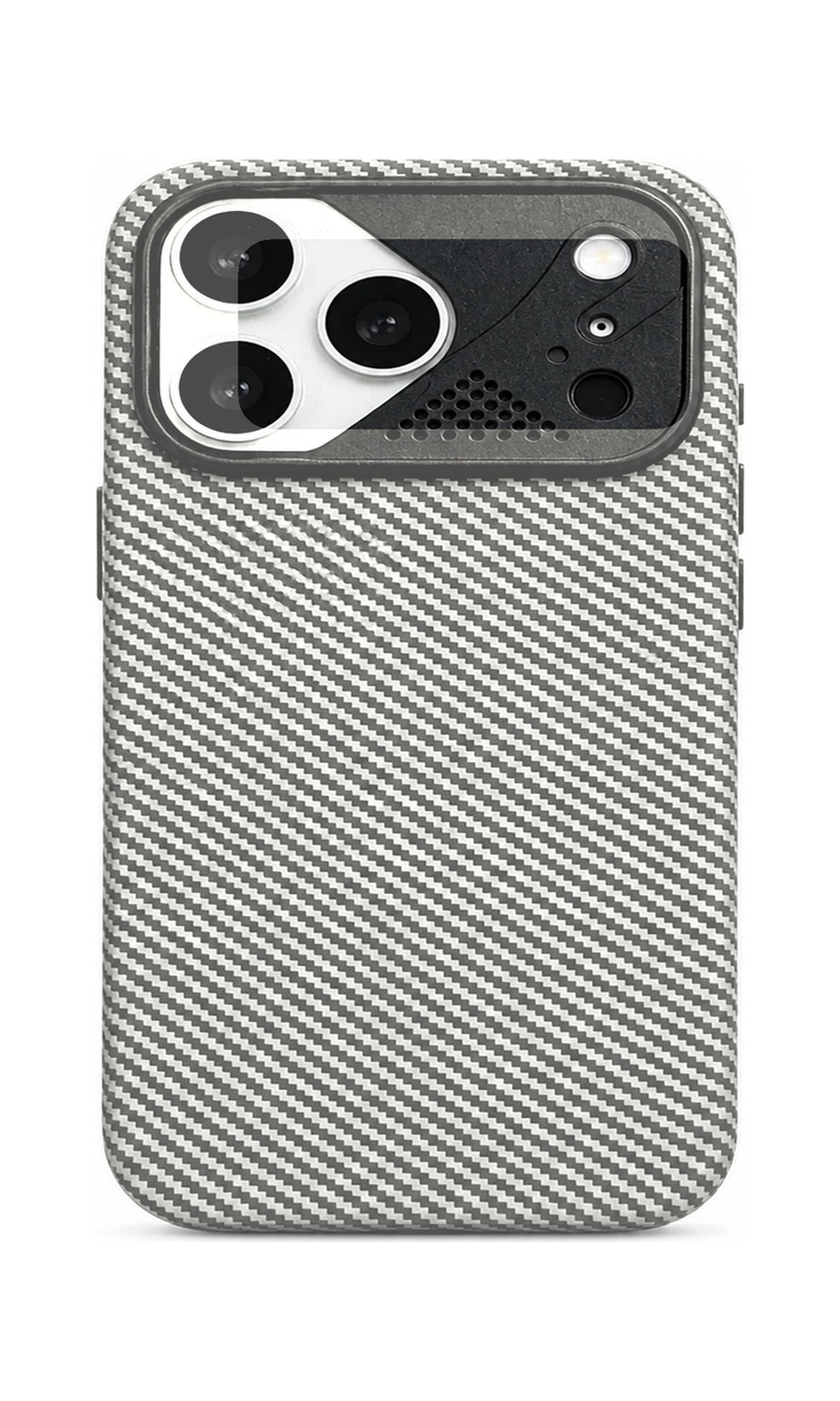 AP Lab Pro color SKU image v1: Ice White iPhone case front view — large product scale on white background