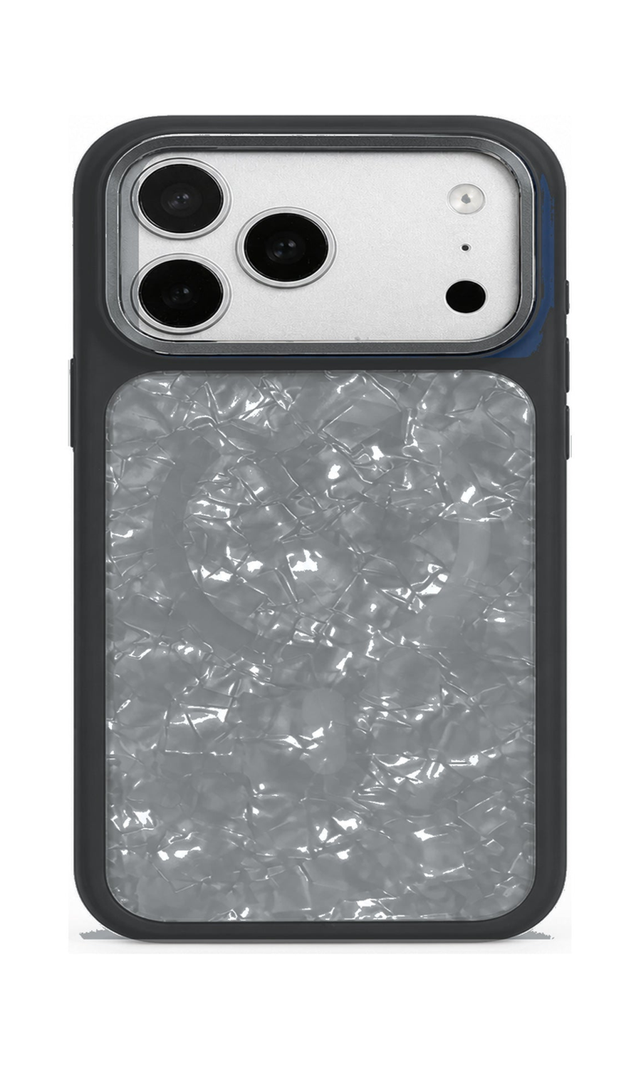 AP Lab Pro color SKU image v1: Gray iPhone case front view — large product scale on white background