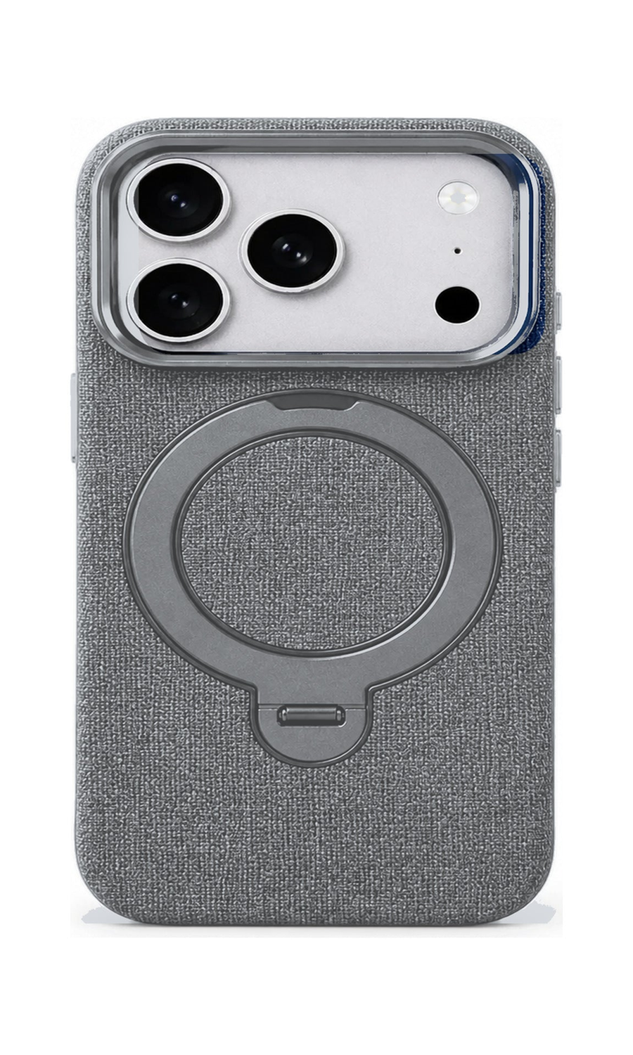 AP Lab Pro color SKU image v1: SilverGray iPhone case front view — large product scale on white background