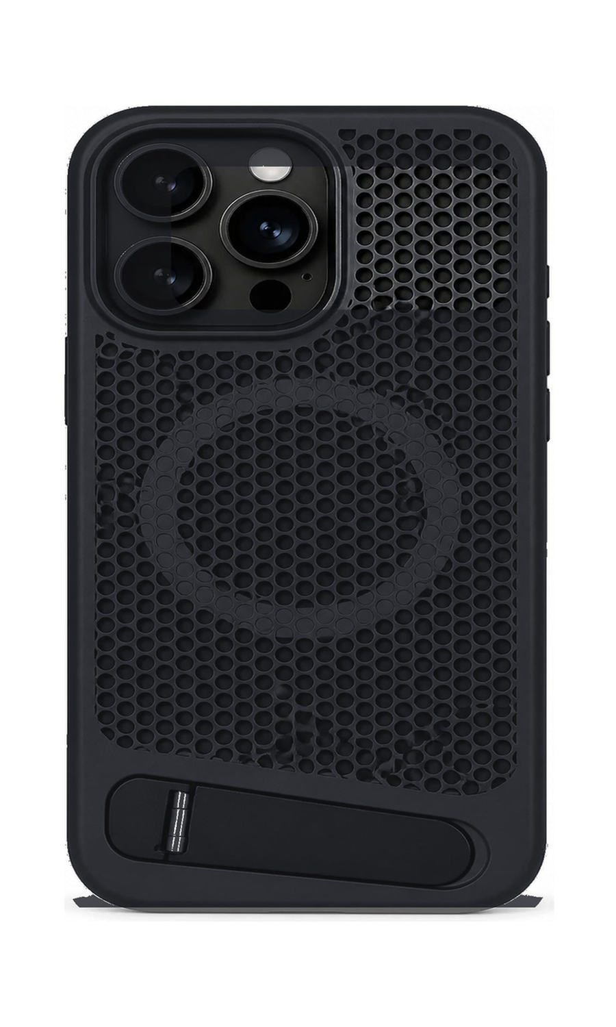 AP Lab Pro color SKU image v1: Black iPhone case front view — large product scale on white background