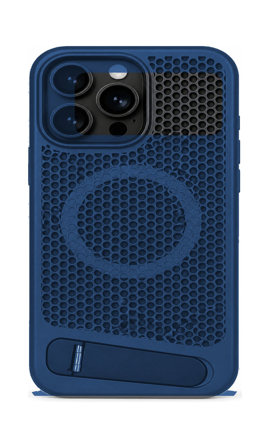 AP Lab Pro color SKU image v1: Deep Blue iPhone case front view — large product scale on white background