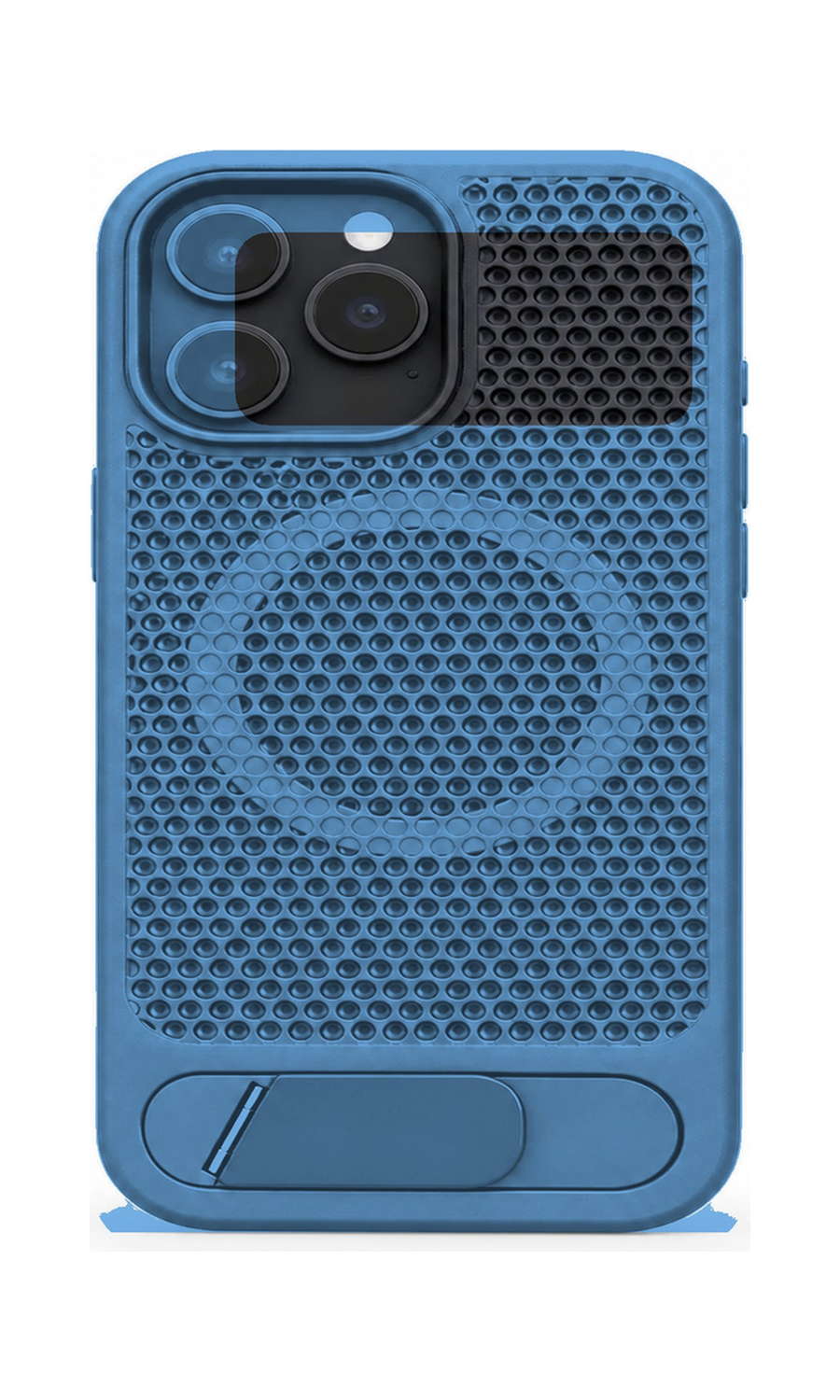 AP Lab Pro color SKU image v1: Deep Sea Blue iPhone case front view — large product scale on white background