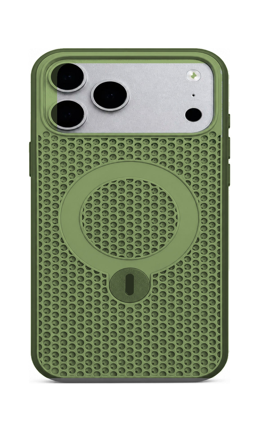 AP Lab Pro color SKU image v1: TeaGreen iPhone case front view — large product scale on white background
