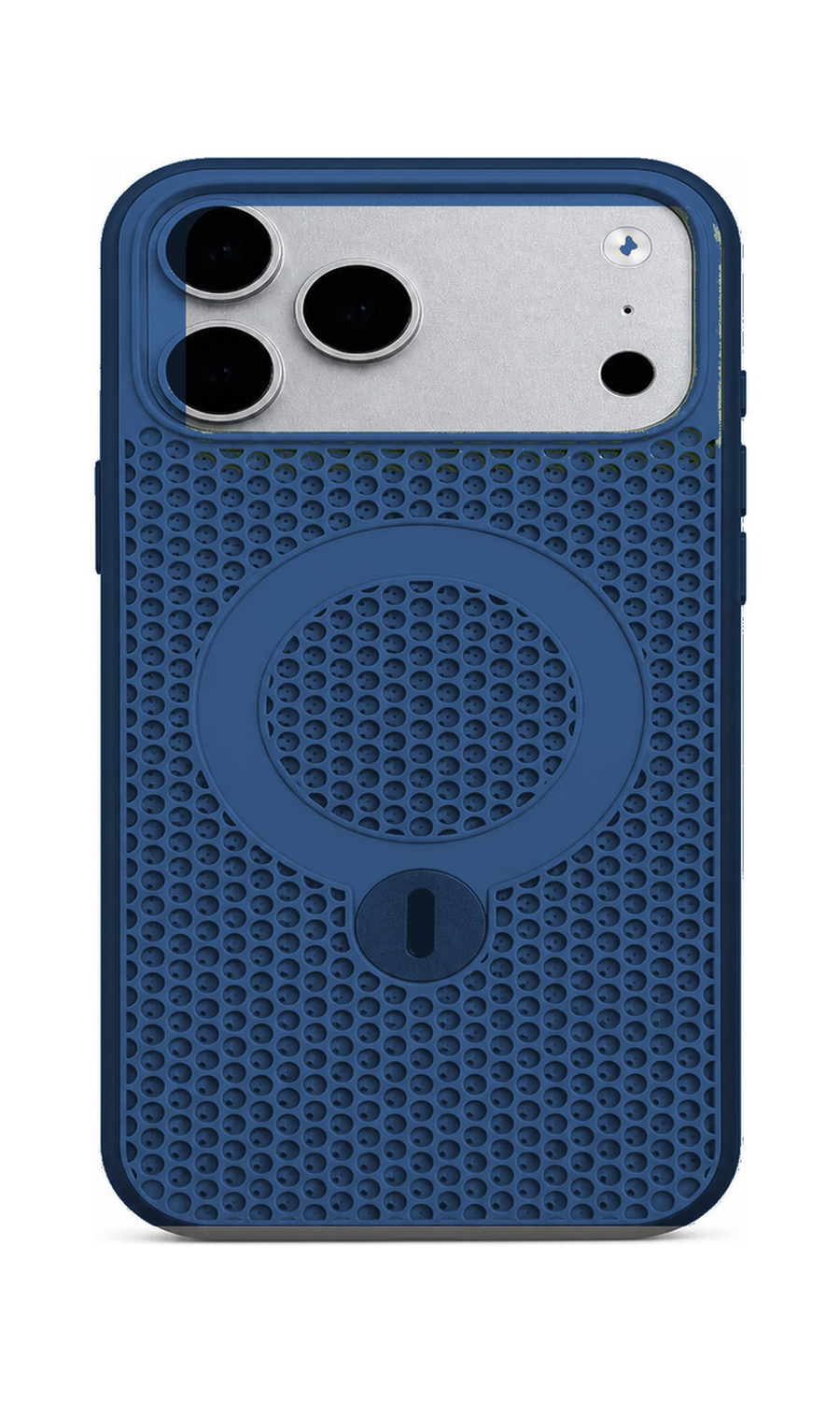 AP Lab Pro color SKU image v1: Deep Blue iPhone case front view — large product scale on white background