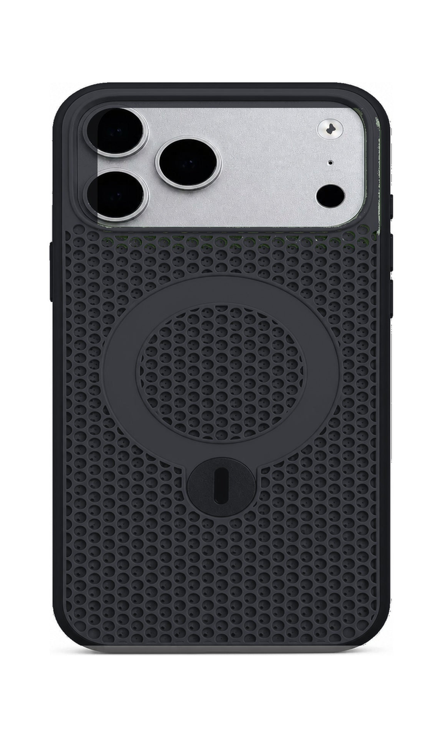 AP Lab Pro color SKU image v1: Basalt Black iPhone case front view — large product scale on white background