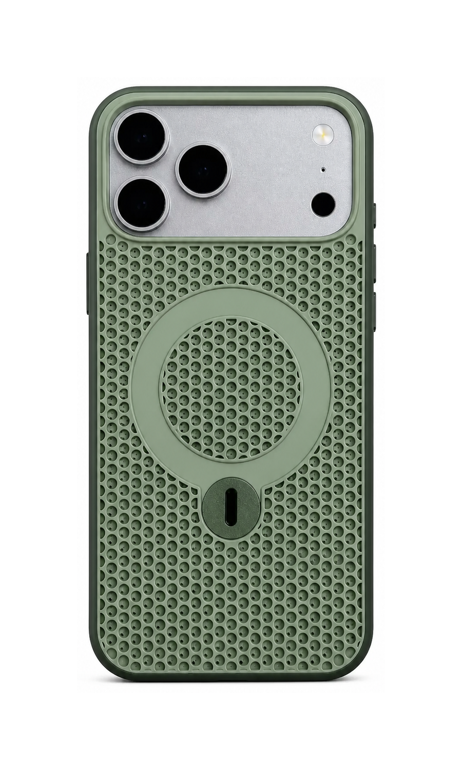 Ventilated MagSafe Case for iPhone — TeaGreen main image