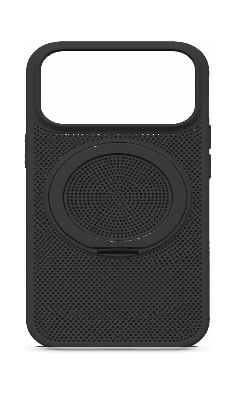 AP Lab Pro color SKU image v1: Pearl White(Black iPhone case front view — large product scale on white background