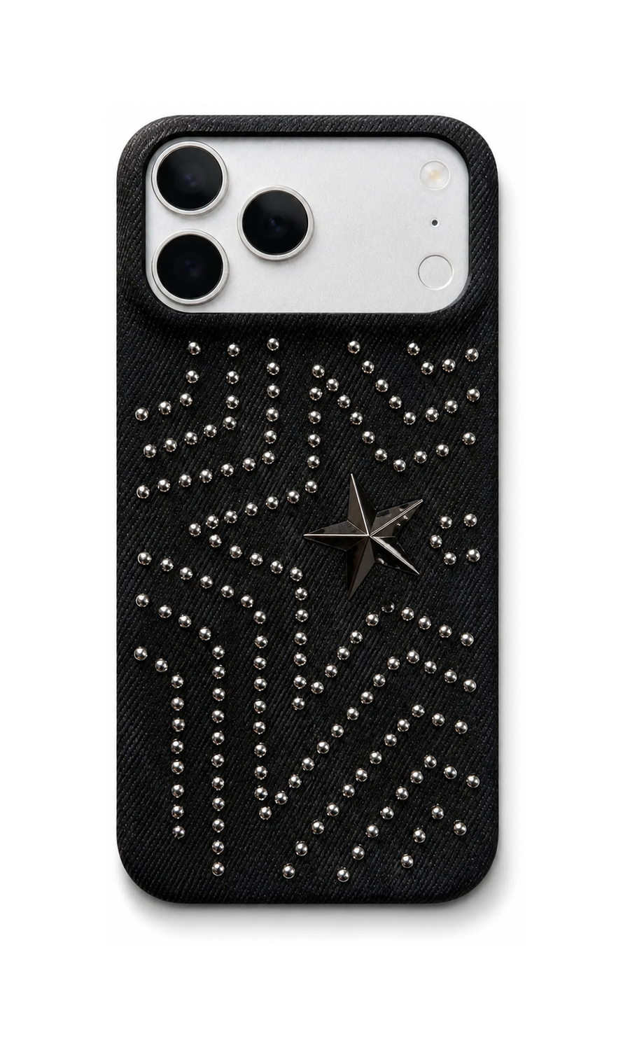 Woven MagSafe Case for iPhone — Black large-scale product image on white background