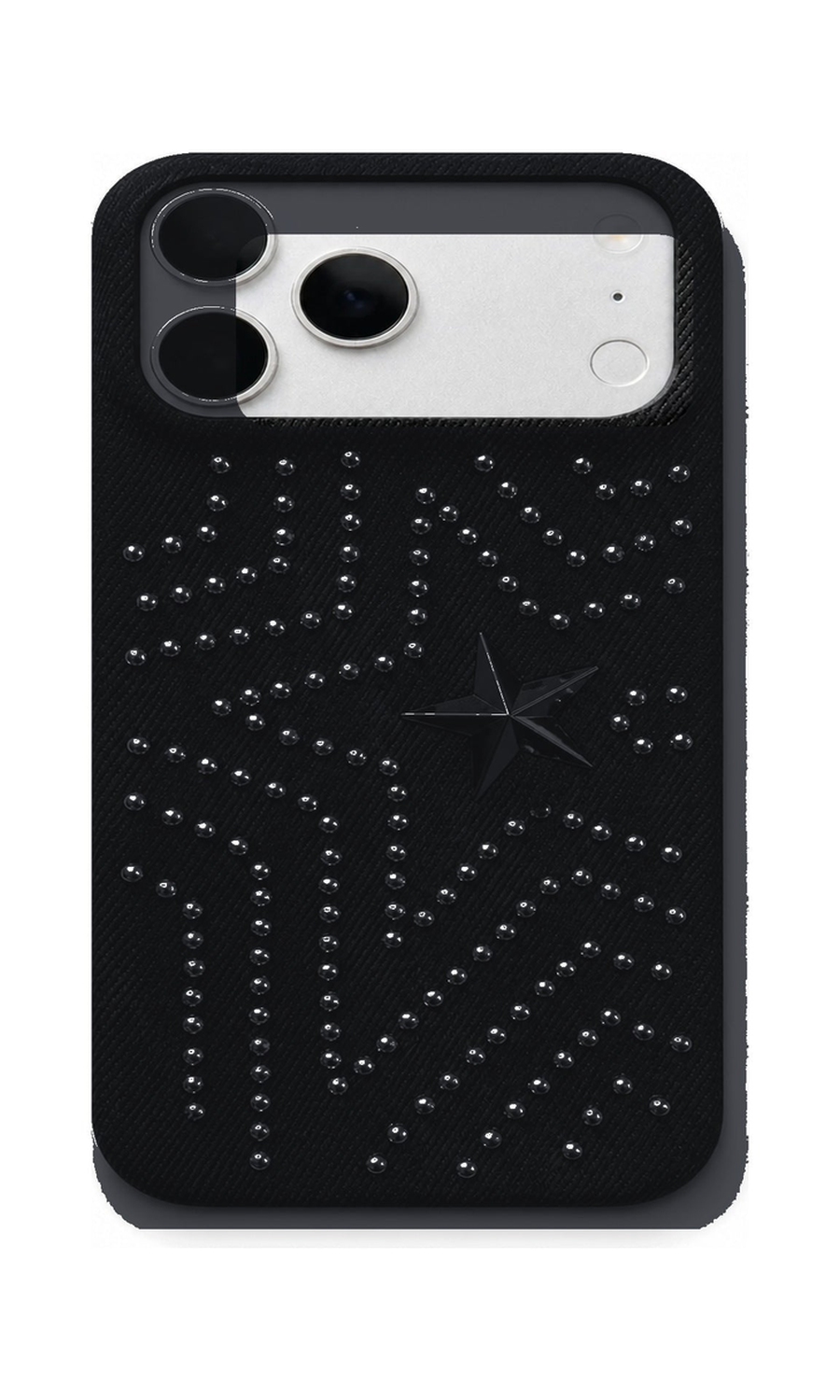 AP Lab Pro color SKU image v1: Black iPhone case front view — large product scale on white background