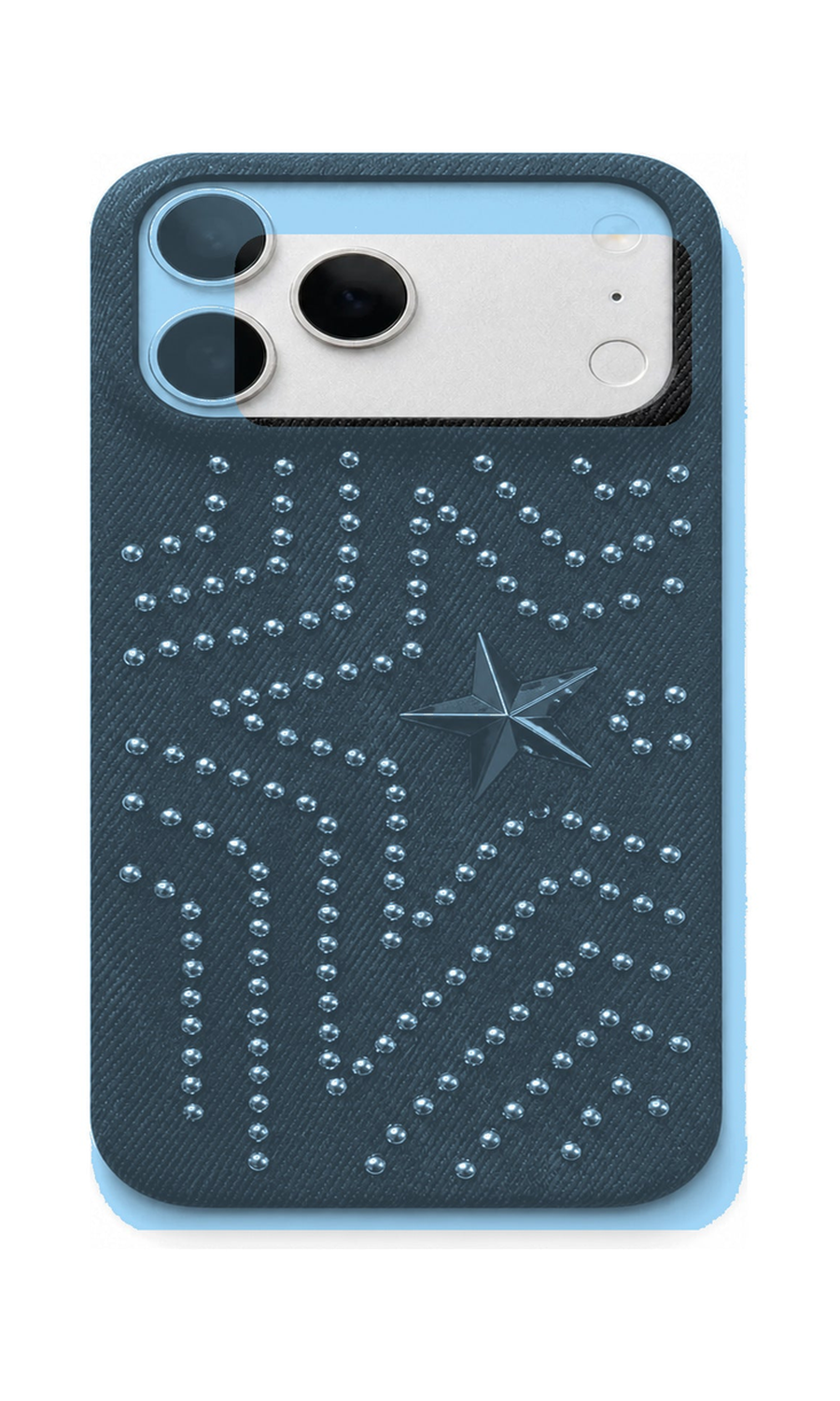 AP Lab Pro color SKU image v1: Light Blue iPhone case front view — large product scale on white background